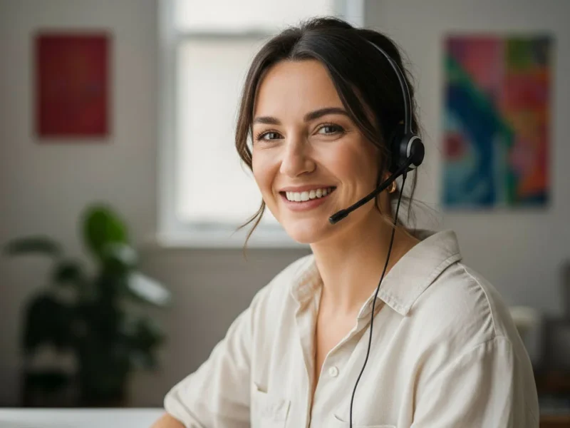 US-based receptionist providing an eastern time answering service